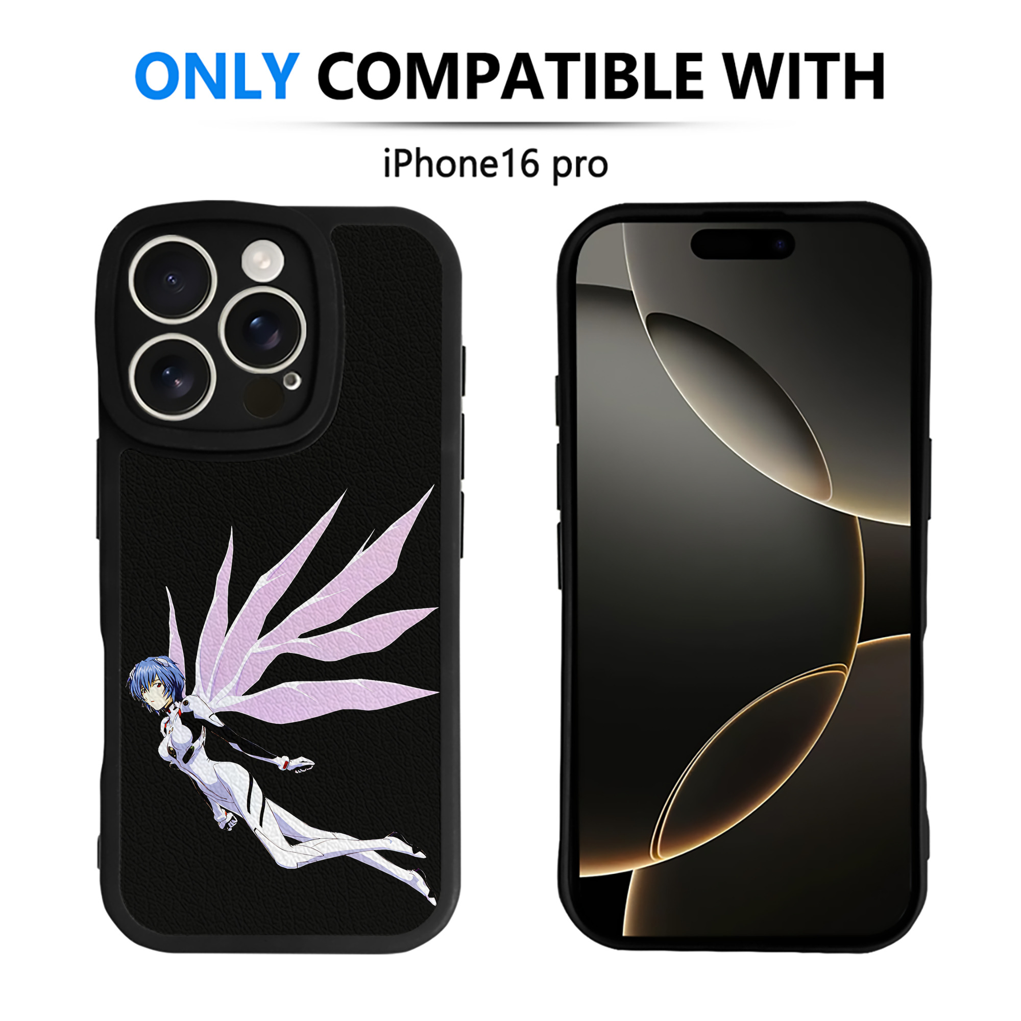 （画像用） EVA 新世紀エヴァンゲリオン 【iPhone 16シリーズ対応】シリコンスマホケース（レザー調） 材質：シリコン